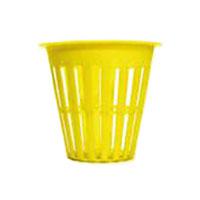 Pack de 12 pots panier jaunes 5cm